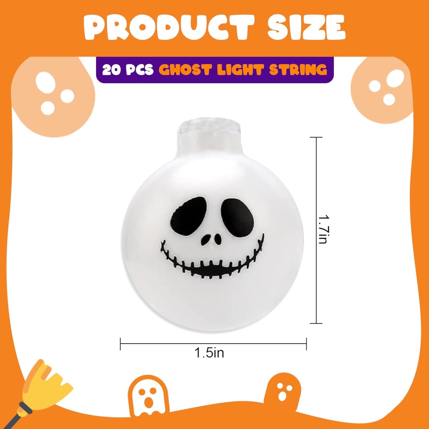 Ghost LED String Lights