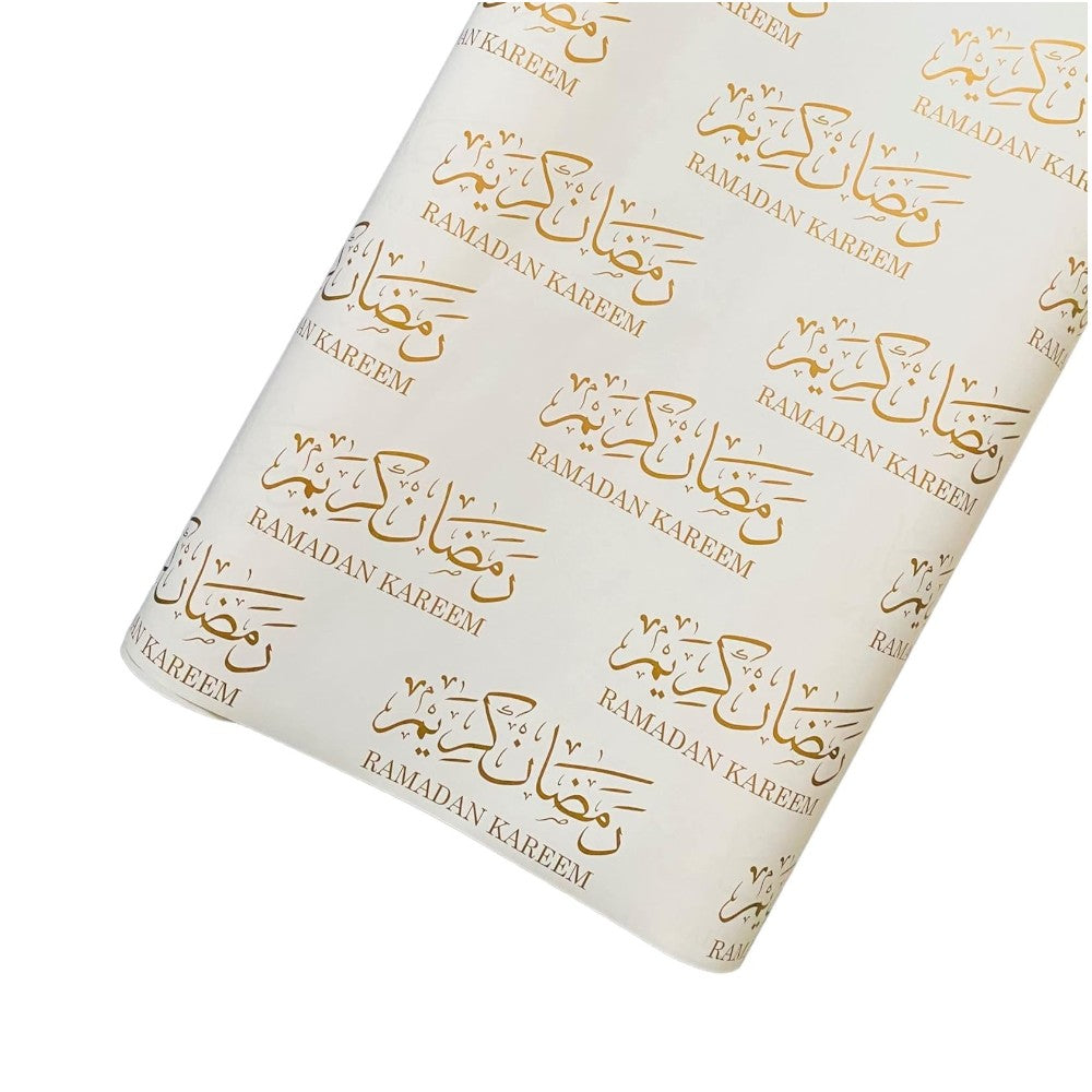 Eid Mubarak Ramadan Kareem Gift Wrapping Paper Rolls, 70x100 CM - Pack of 2