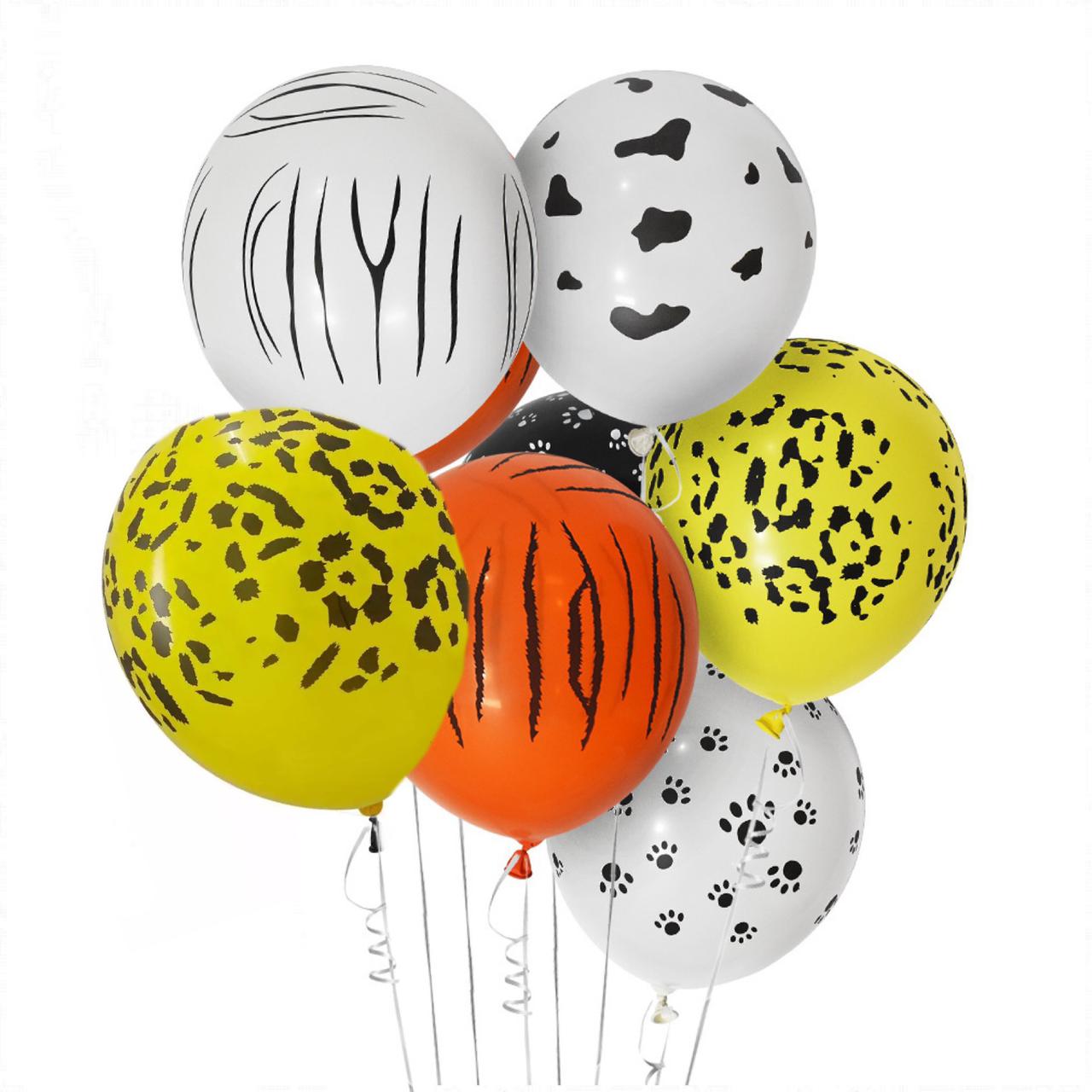 Jungle Theme Latex Balloons - 10