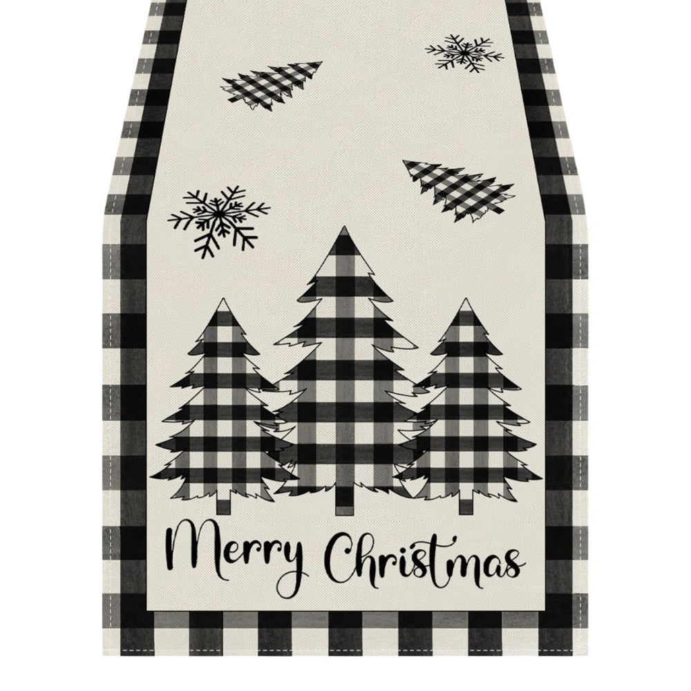 Merry Christmas Table Runner - 13x70 Inches