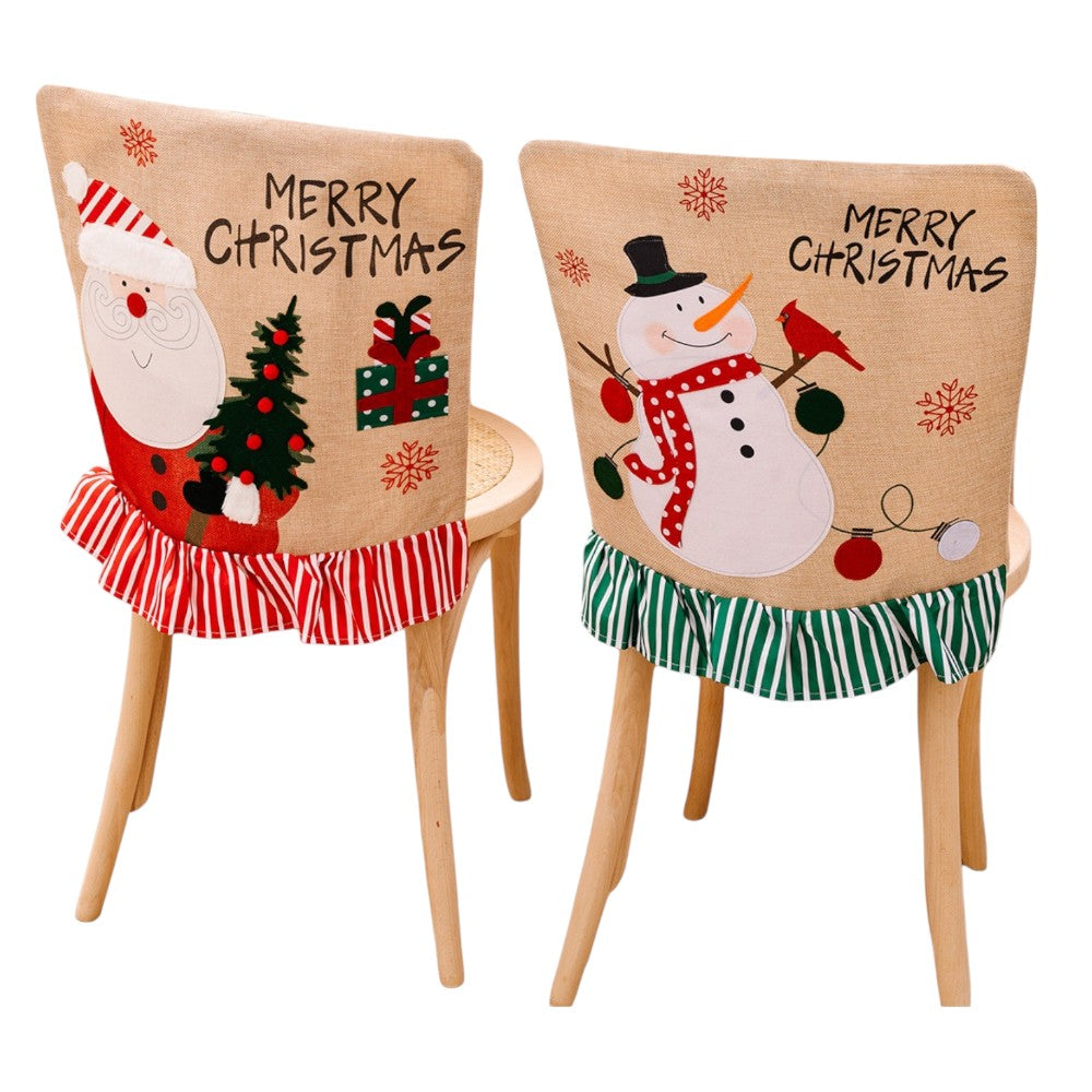 Merry Christmas Chair Cover - Pack of 2
