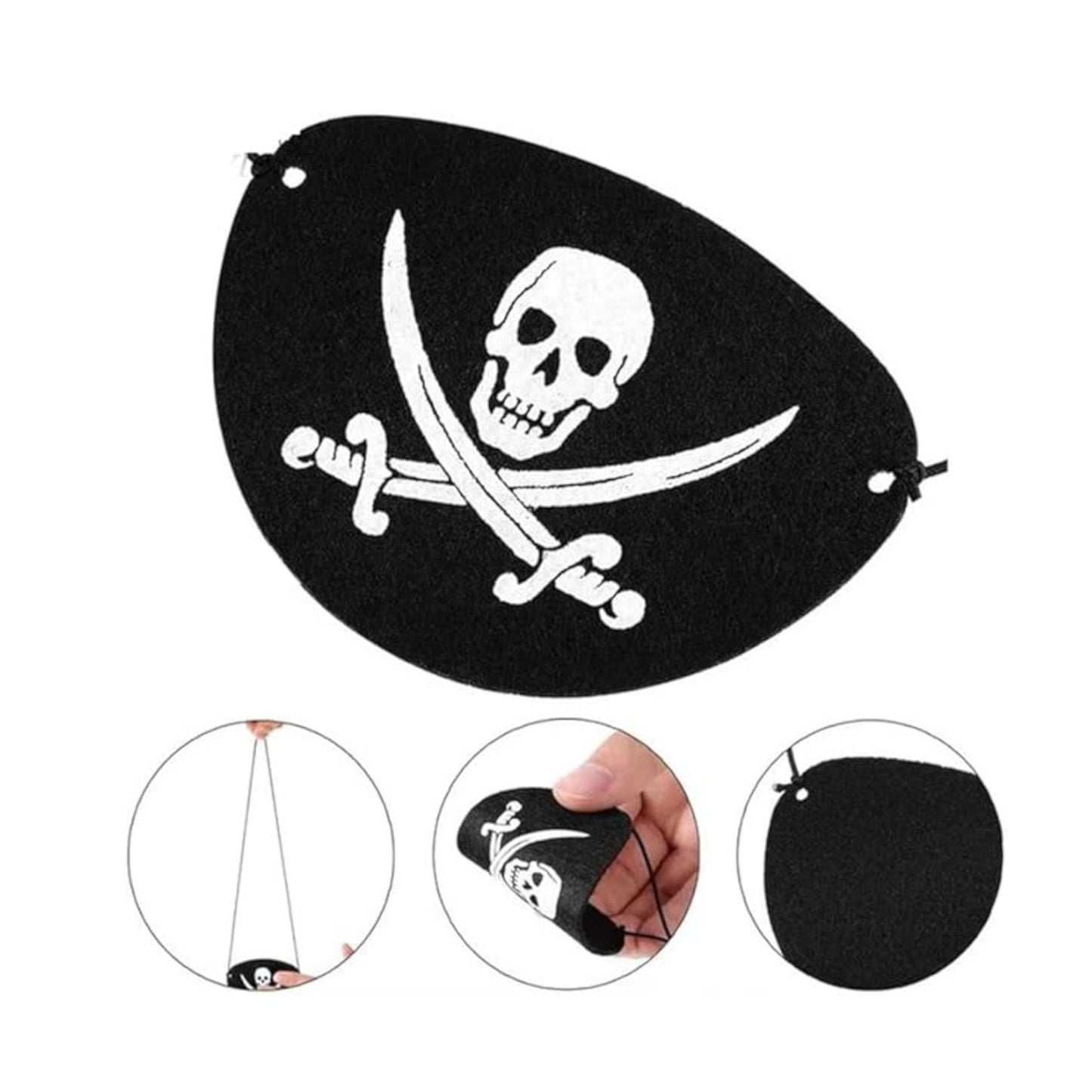 Pirate Eye Patches - Set of 5