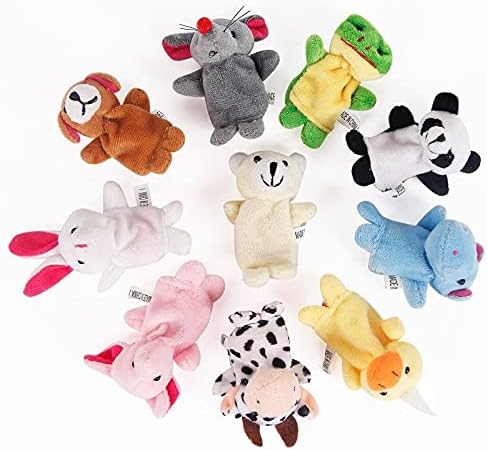 Plush Finger Puppet Toys - 10