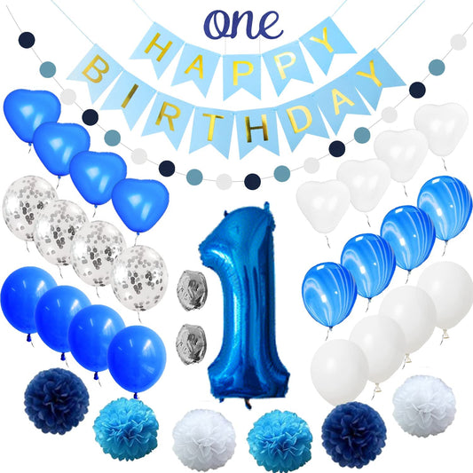 First Birthday Decoration Set for Boys