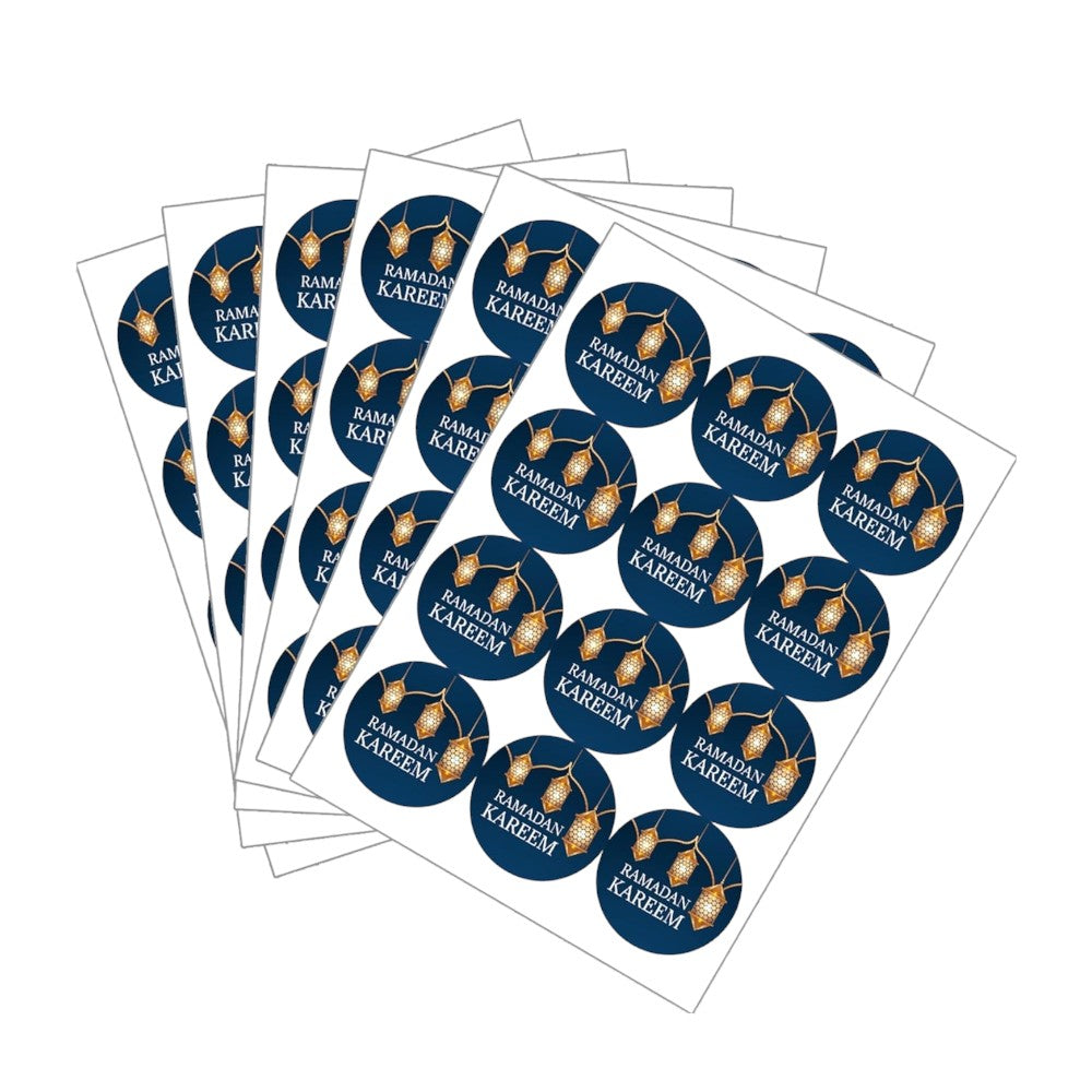 Ramadan Kareem Gift Stickers - 120 Pieces