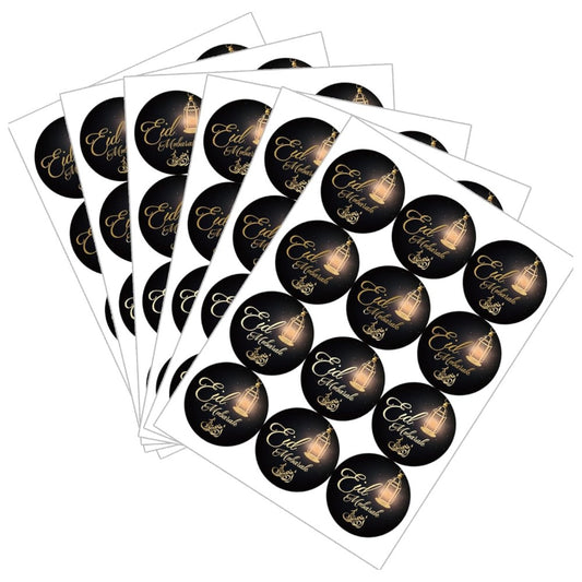 Ramadan Kareem Eid Mubarak Gift Stickers - 120 Pieces