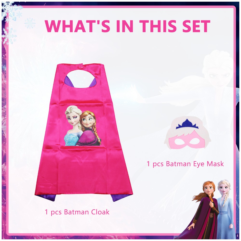 Princess Anna Cape & Mask Costume