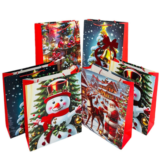 Doodle Kiddo 6 Piece Christmas Gift Bags