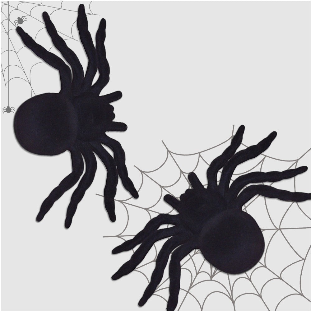 Realistic Fake Spider  - 2.8 x 4.3 Inch - Set of 4