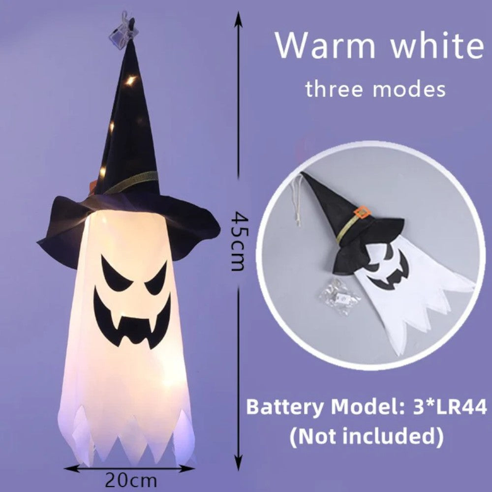 LED Ghost Light Halloween Hanging Decoration