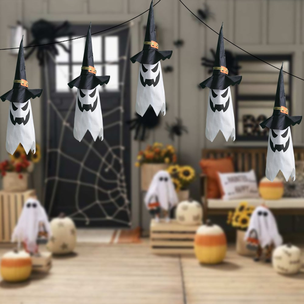 LED Ghost Light Halloween Hanging Decoration