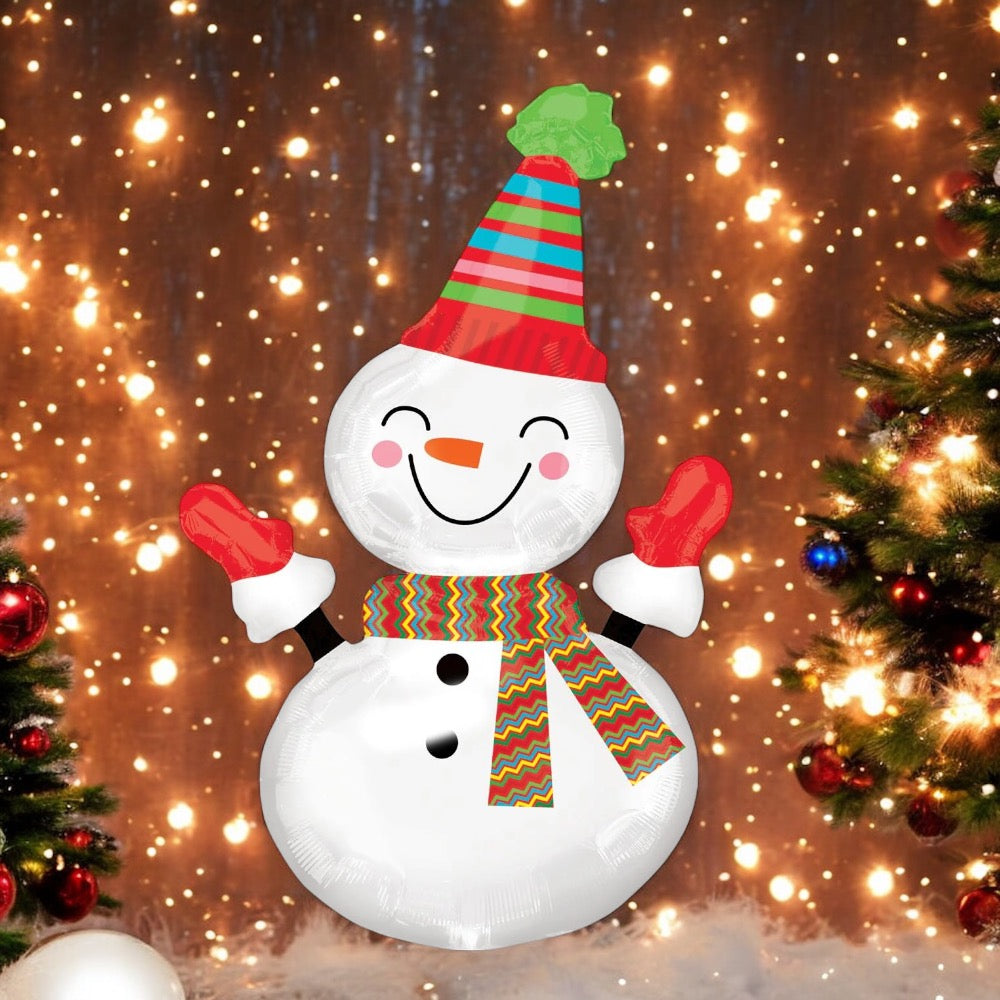 Snowman Foil Balloon Christmas Decor - 101 CM