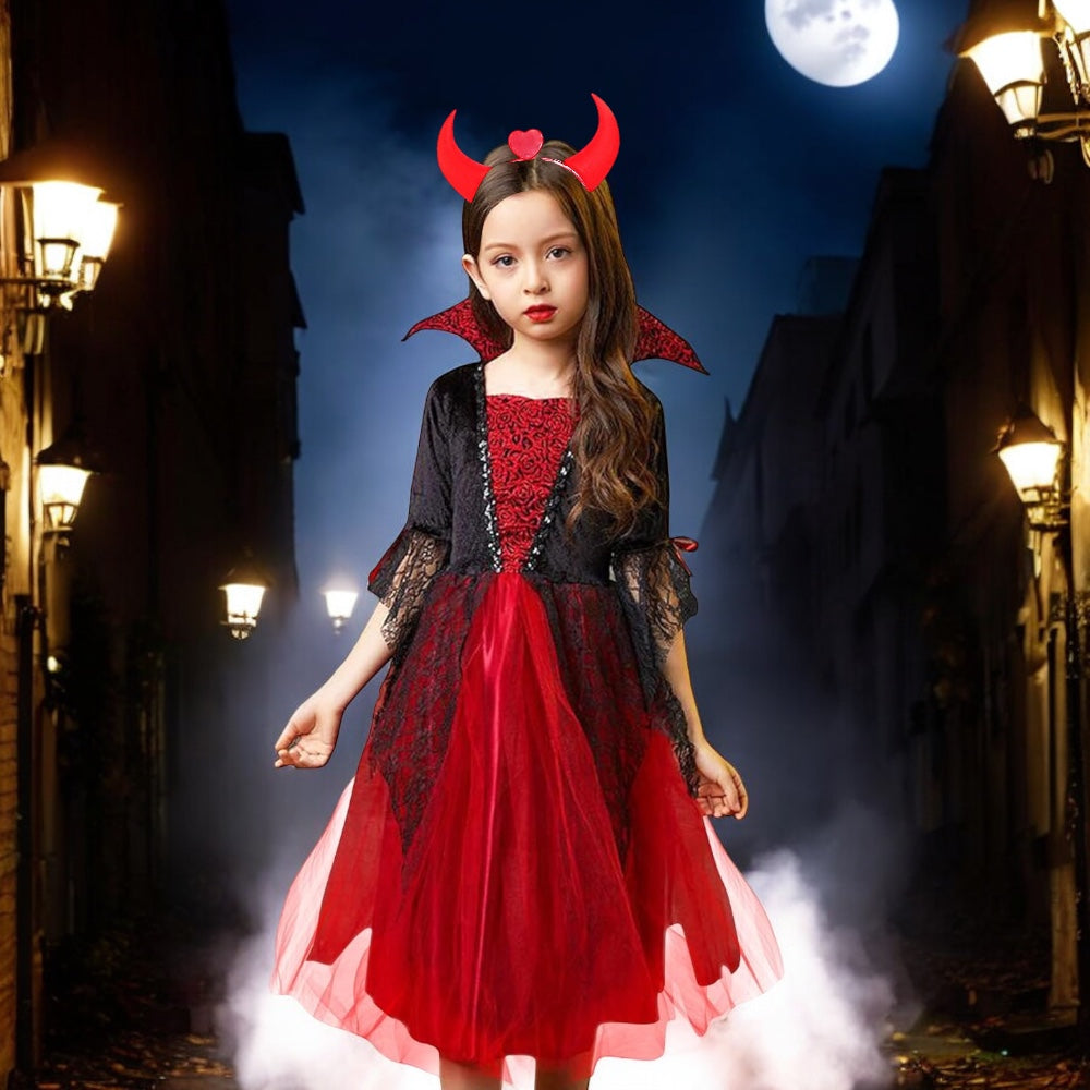 Halloween Vampire Costume Girls