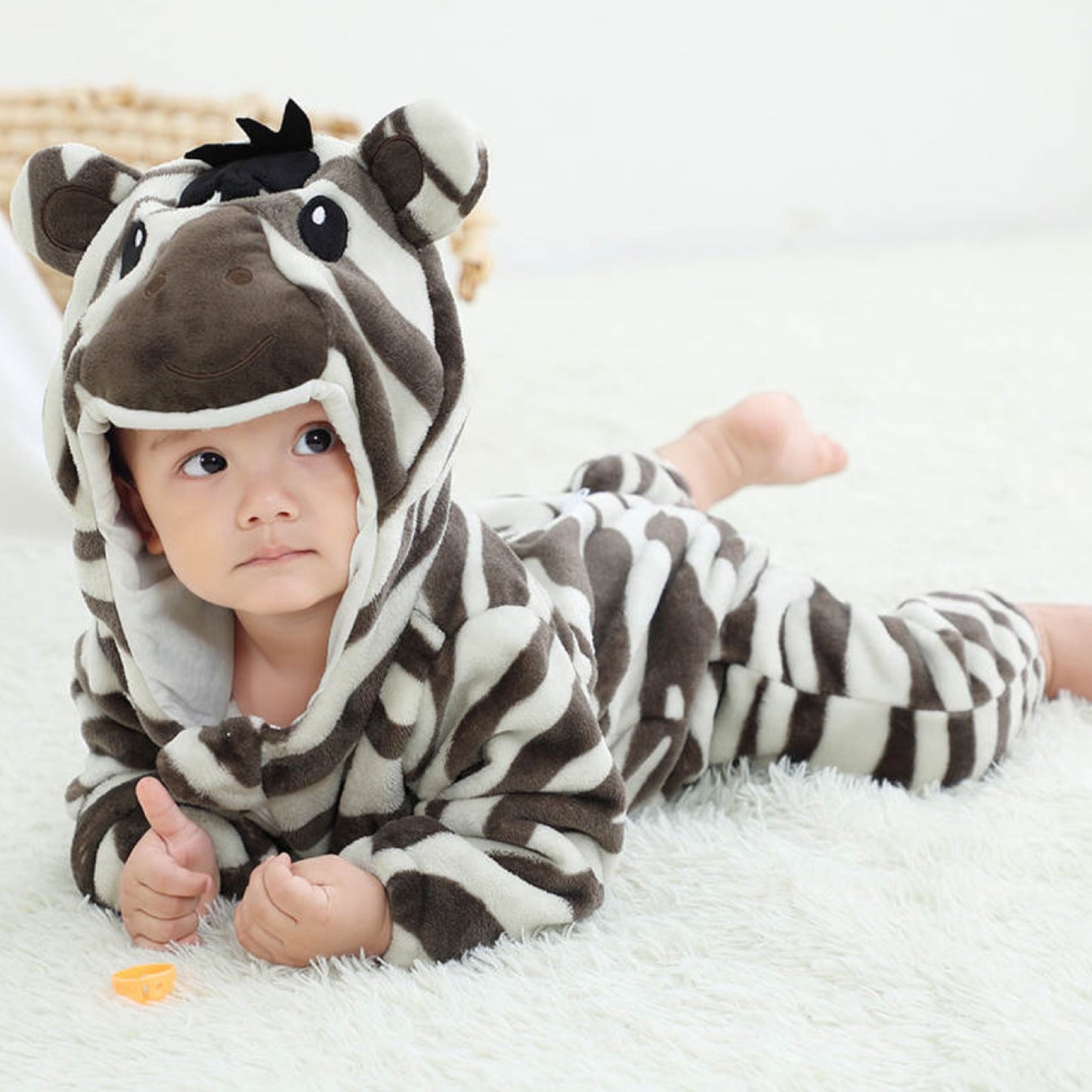 Zebra Animal Romper