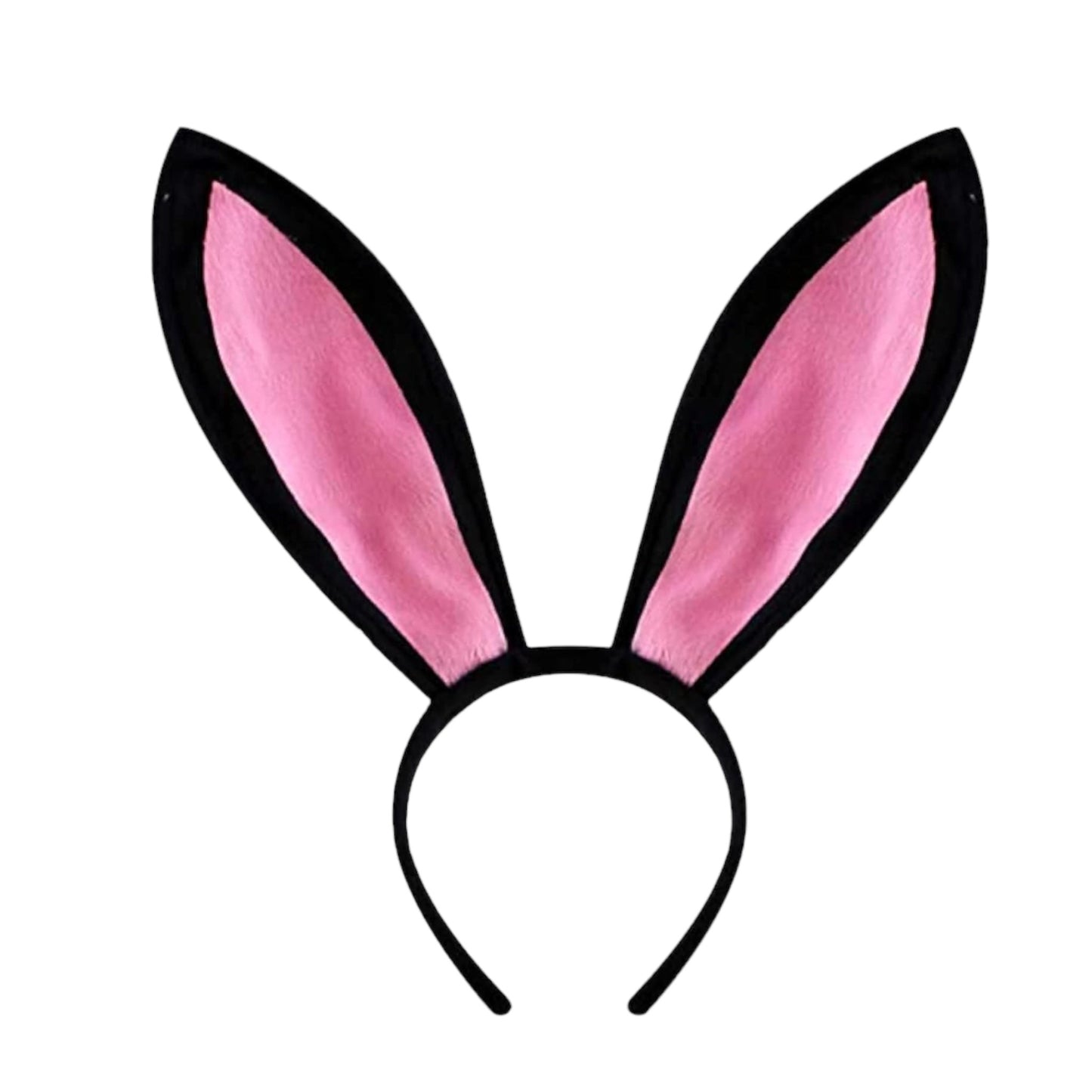 Bunny Hairband - Black & Pink