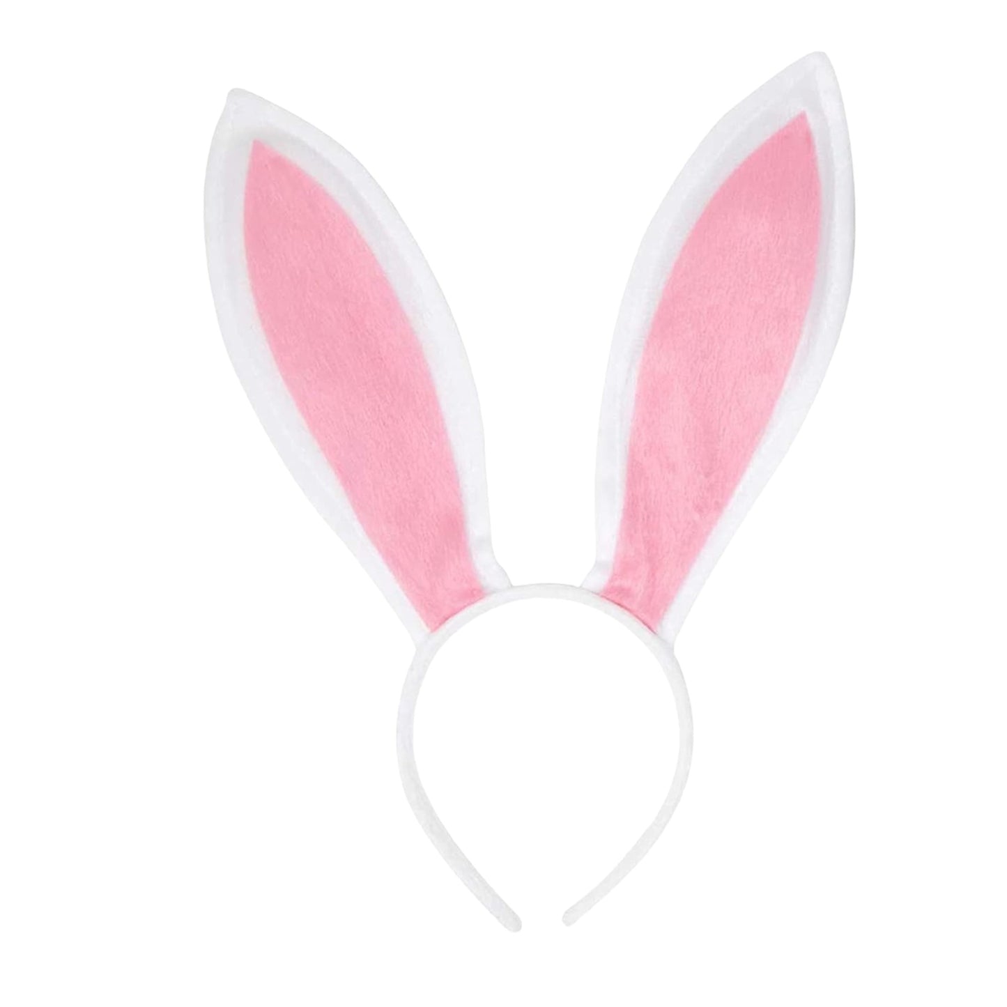 Bunny Hairband - White & Pink