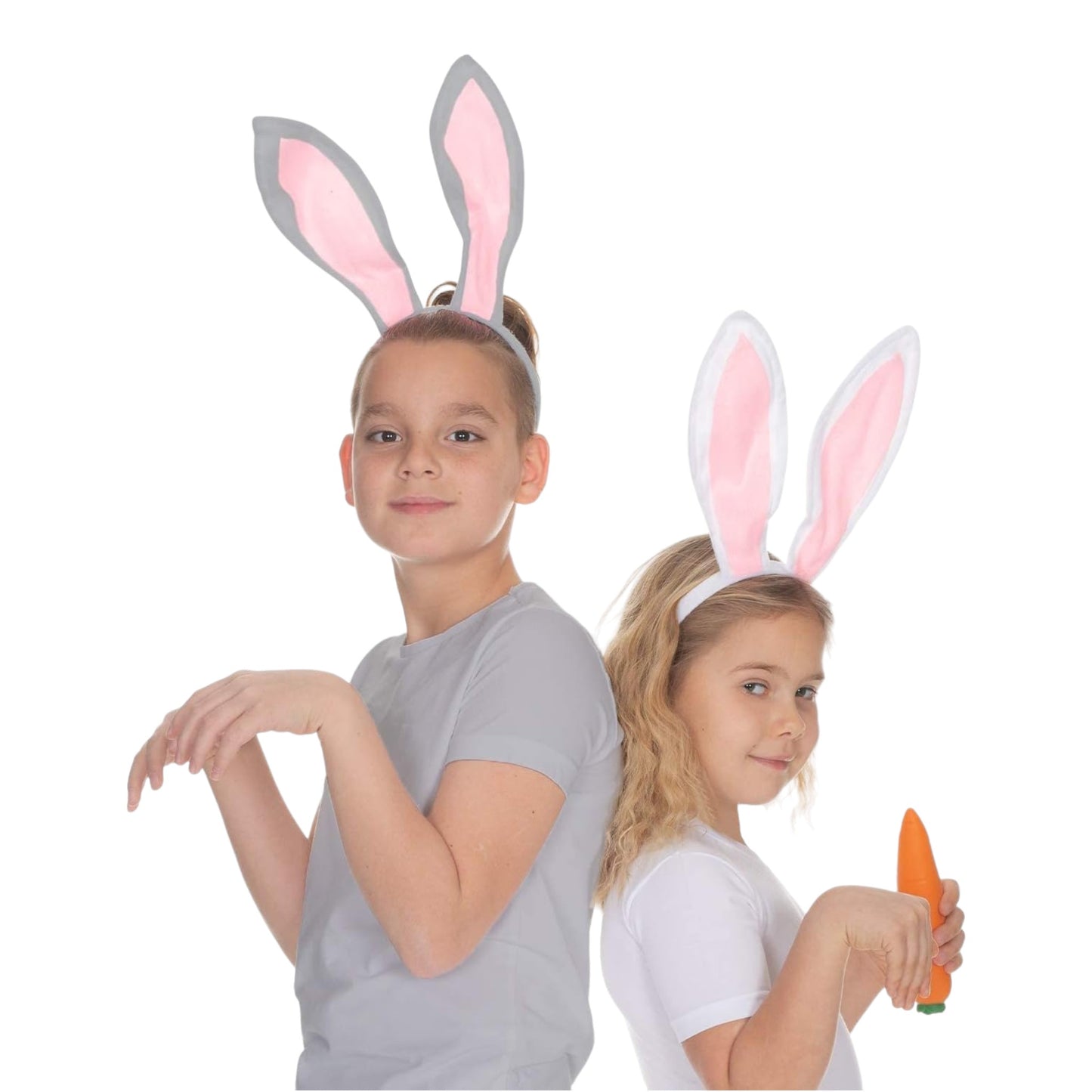 Bunny Hairband - White & Pink